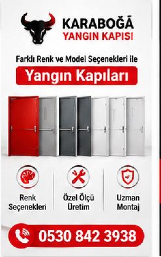 Ucuz Yangın Kapısı Modelleri